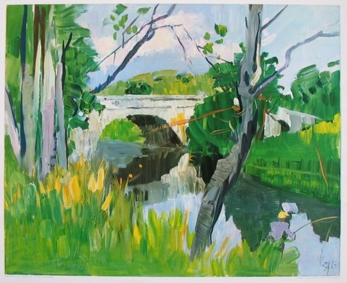 Aigner Eduard; Die Brücke