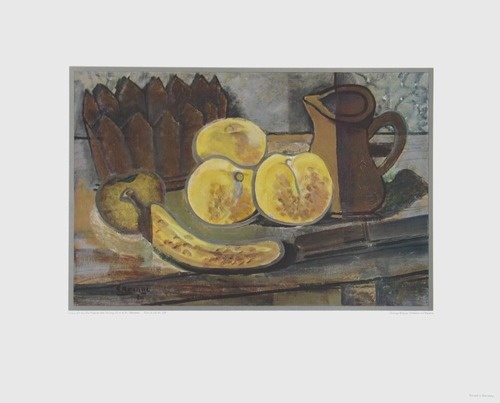 Braque Georges; Stilleben mit Banane