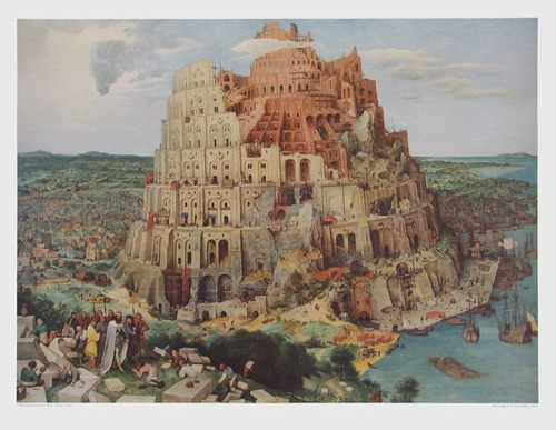Brueghel Pieter der Ältere; Der Turmbau zu Babel