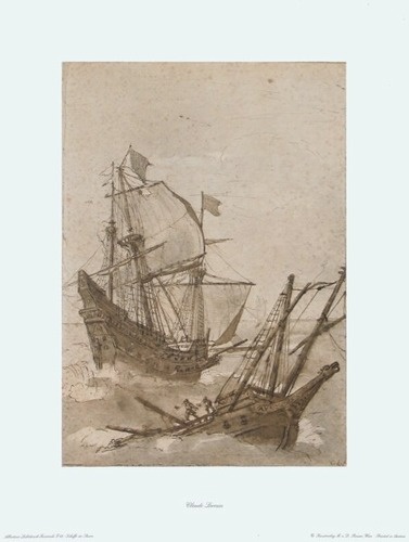 Claude Lorrain Claude; Schiffe im Sturm