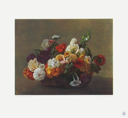 Fantin-Latour Henri; Blumenstück