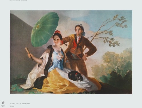 Goya Francisco; Der Sonnenschirm