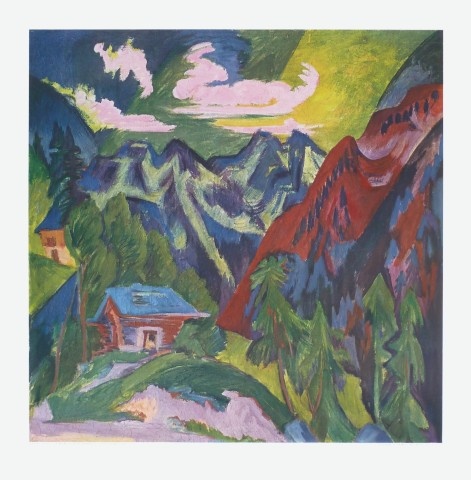 Kirchner Ernst Ludwig; Die Klosterser Berge (Schweiz)