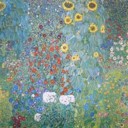 Klimt Gustav; Bauerngarten mit Sonnenblumen