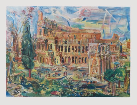 Kokoschka Oskar; Rom, Das Kolosseum