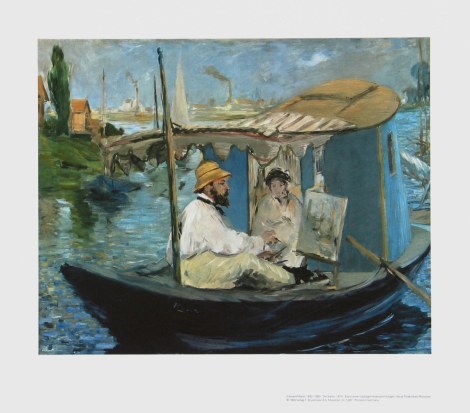 Manet Édouard; Die Barke, 1874