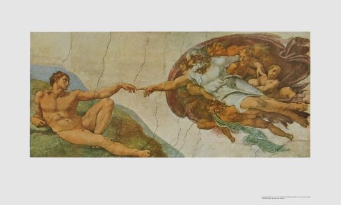 Michelangelo Buonarroti; Erschaffung des Adam