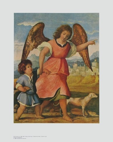 Palma Vecchio Jacopo; Tobias und der Engel
