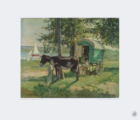 Pissarro Camille; Zigeunerwagen
