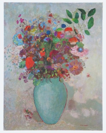 Redon Odilon; Die Türkisvase - um 1911