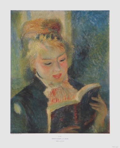 Renoir Pierre-Auguste; Lesendes Mädchen - La Liseuse