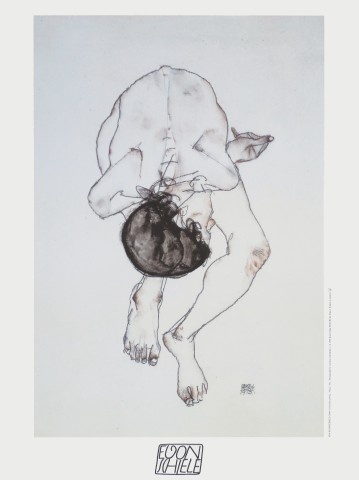 Schiele Egon; Akt - 1913